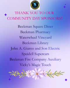 Thank You to our Community Day Sponsors!